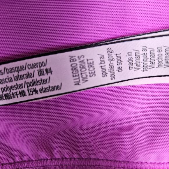 Victorias Secret Allegro Sport Bra Womens 36D Pink Berry Medium Support Wireless - Picture 14 of 15
